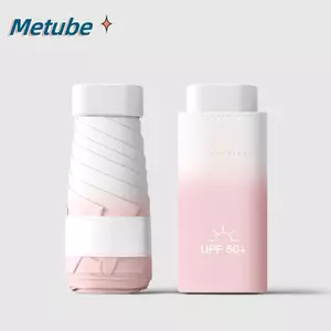 Ô chống nắng METUBE, Dù chống tia cực tím bỏ túi nhỏ, Dù mưa gấp Mini chống gió di động