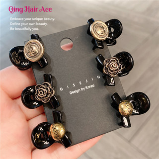 Retro Mini Nhỏ Lấy Kẹp Nữ Cao Cấp Cảm Giác Thư Nổ Tóc Gãy Đầu Công Chúa Hoa Kẹp Tóc Mũ Đội Đầu Bên Kẹp
