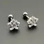 PNPIA- 316L Thép không gỉ Xoắn Xuyên Sao Bông Tai Nữ 1 Xu Hướng Zircon Lobe Rook Sụn Tai Trang Sức Phụ Kiện Cơ Thể