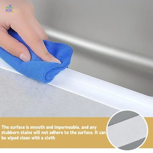 Dải cản tủ PVC 2 cuộc thăm dò tự dính Bảo vệ cạnh chống nước cho ngăn kéo tủ bếp
