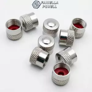 FANIELLAPOWELL 8 / 12 / 16 Chiếc Nắp Van Lốp Ô Tô, Đồng Thau Dễ Dàng Lắp Đặt Nắp Van Lốp, Kim Loại Đa Năng Chống Bụi Lốp Bánh Xe Thân Van Không Khí Nắp Cho Ô Tô Xe Máy
