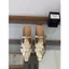 T TT Dệt T-Strap Dép Nữ Bên Trong Tăng Chiều Cao Thoải Mái Nửa Dép Muller Giày Da Thật Rỗng