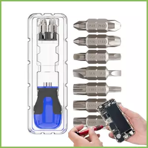 Ratcheting Stubby Tuốc nơ vít di động 15 trong 1 Công cụ sửa chữa nhiều bit Stubby Ratcheting Tua vít nhiều bit cho gelhvn