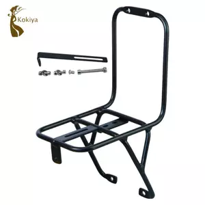 Giá đỡ hàng hóa phía trước xe đạp Phụ kiện giá đỡ Pannier, chắc chắn, thay thế hợp kim nhôm Khả năng chịu tải mạnh cho xe đạp