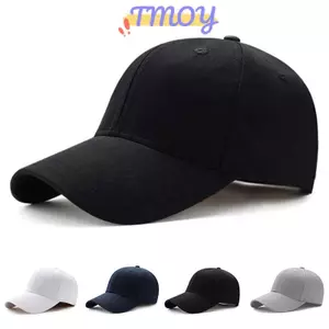 TMOY Mũ Unisex Trơn Cong Tấm Che Nắng Mũ Ngoài Trời Chống Bụi Mũ Bóng Chày Màu Trơn Thời Trang Có Thể Điều Chỉnh Giải Trí Mũ Nam Nữ TMOY