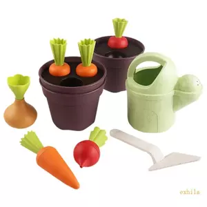 Excila Vai trò sáng tạo PlaySet Đồ chơi trồng cây với công cụ làm vườn cho trẻ mới biết đi
