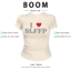 BOOM Áo Baby Tee Nữ Cotton Ôm Body-Áo Thun Ngắn Tay Y2K In Hình PhongCách Mùa Hè, Cổ Tròn Hàng Đầucách hàn quốc phong405