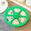 Máy làm cơm 6 phần mới nhất Báo chí chống gỉ DIY Nhựa hình tam giác Sushi cơm khuôn Dụng cụ nhà bếp Hộp cơm trưa ELWW