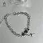 Thời Trang Tinh Tế Zircon Ngôi Sao Quyến Rũ Dành Cho Nữ Phong Cách Punk Ngôi Sao Màu Bạc Dây Chuyền Vòng Tay Có Thể Điều Chỉnh Phụ Kiện Trang Sức Mới