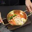 Nồi khô bằng thép không gỉ HL Mì ăn liền Lamian Nồi mì vàng hải sản Nồi súp nhỏ Mì ăn liền Hai tai Nồi LMWU