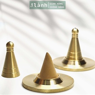 Khuôn Tạo Nụ Trầm 3 Lành Hình Chóp Đồng Nguyên Chất Tạo Khối Hình Chóp Dễ Dàng Xông Trầm