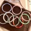 Quả mâm xôi Bong Bóng Kính Giả Thanh Tròn Phong Cách Dày Jingle Vòng Tay Xiaohongshu Phụ Kiện Cổ Cấm Bước Một Bước Một Vòng Tay 6.24