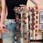 Dây thắt lưng bện Zircon phong cách Bohemian 2026 Phong cách dân tộc Giải trí Phong cách kỳ nghỉ Thắt lưng