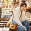 Bán chạy [Chính hãng] Túi đeo chéo sang trọng cho chó mùa xuân sáng tạo Búp bê chó mùa xuân Túi đeo chéo Túi bé gái Quà tặng