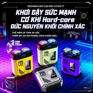 Máy Cạo Râu Điện Mini Dao Cạo Khô Lưỡi Kép Usb Sạc Chống Thấm Nước Yên Tĩnh Di Động Nam