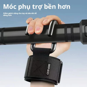 Dây đeo cổ tay thể dục VN, Móc chống trượt, dùng để đẩy lên và kéo lên, có thể điều chỉnh.