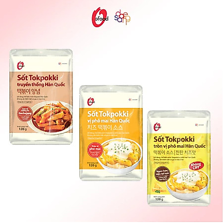 Sốt tokbokki / tokpokki Hàn Quốc O'Food 120g