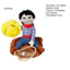 Trang phục thú cưng ngộ nghĩnh Không tay Cotton Pet Cowboy Rider Phong cách Trang phục chó Đồ dùng cho thú cưng