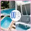 Ống bể bơi Đầu nối linh hoạt hạng nặng 39 inch với 4 kẹp Ống làm sạch bể bơi để tuần hoàn nước Spa shopidaevn