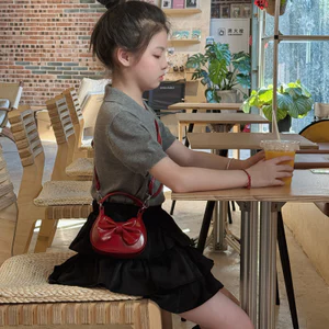 Túi Nơ Bé Gái Nhẹ Sang Trọng Niche Túi Xách Trẻ Em Phiên Bản Hàn Quốc Thời Trang Bé Gái Túi Đeo Ngang Mini Tinh Tế
