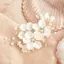 PNPIA- Cô Dâu Pha Lê Ngọc Trai Hoa Kẹp Tóc Hoa Barrette Tóc Phụ Kiện Cưới