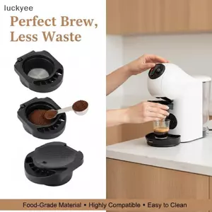 Luckyew Bộ chuyển đổi có thể tái sử dụng cho máy pha cà phê Dolce Gusto Giải pháp Pod thân thiện với môi trường cho văn phòng tại nhà và quán cà phê TQ