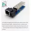 Mô-đun thu phát khe cắm chuyển đổi phương tiện sợi Mini 100 / 1000M Gigabit PCBA Fiber Công tắc Ethernet quang
