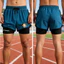 YY Mùa Hè Nhẹ Sấy Tốc Độ Quần Short Thể Thao 2 Trong 1 Giả Hai Mảnh Rời Thoáng Khí Nam Nữ Cầu Lông Đa Năng, Tennis, Chạy Chậm Thể Dục, Chống Sáng Ra