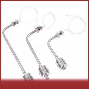 Cá Tuyết thép không gỉ Float chuyển góc bên phải dọc đầu cấp Cảm biến chất lỏng bể nước