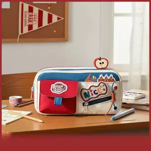 COD cổ điển Mỹ bút chì trường hợp Retro thẩm mỹ cao bút chì trường hợp công suất lớn sinh viên