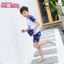 Đồ bơi trẻ em cho bé trai, thoáng khí, mềm mại, thân thiện với da, đồ bơi hai mảnh ngắn tay
