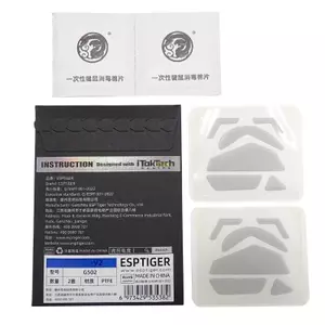 Btsg 2 Bộ Chân Chuột Trượt Miếng Dán Mini Thực Tế Chống Mài Mòn Đường Cong Cạnh Chuột Giày Trượt Cho G502 Miếng Lót Chuột