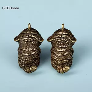 GCDHome Kim Loại Đồng Hổ Móc Chìa Khóa DIY Treo Phụ Kiện Trang Sức Động Vật Các Bức Tượng Nhỏ HOT