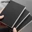 GETVOW Notepad nhỏ, 256 trang 128 tờ Sổ tay A6 bỏ túi, Dòng trống Lưới bên trong Trang giấy Kraft Bìa sổ ghi chú