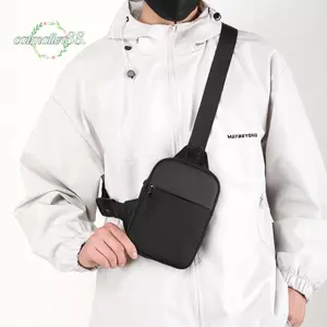 Túi đeo ngực nam CATMALLER88, Túi đeo chéo vai Mini, Túi xách điện thoại Canvas Nam Gói đeo nhỏ