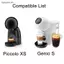 Bộ chuyển đổi máy pha cà phê Dolce Gusto Bộ chuyển đổi viên nang có thể tái sử dụng cho đồ uống cá nhân Nhà bếp Thiết yếu Dễ dàng làm sạch [VN]