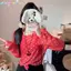 Khung Ảnh Mùa Hè Chấm Bi In Áo Sơ Mi Dài Tay Nữ Mỏng Thoáng Khí Rời Phù Hợp Với Hàng Đầu Phong Cách Trang Phục Văn Phòng VN