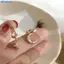 Bluelover 1 Cặp Thời Trang Ngôi Sao Mặt Trăng Bất Đối Xứng Vòng Bông Tai Nữ Cô Gái Vàng Bạc Màu Trang Sức Dự Tiệc Quà Tặng Mới