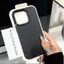INS Đen Và Đỏ Chấm Bi Họa Tiết Ốp Lưng Điện Thoại Di Động Cho IPhone 17 Pro Max 16 15 13 12 11 14 Plus 17 Air 16E 15plus Ốp Lưng Mềm Hàn Quốc Hoa Văn Lichee