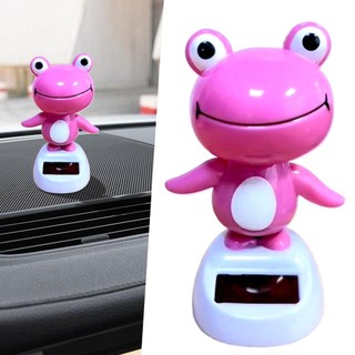 Trang Trí Xe Ô Tô Ếch Bảng Điều Khiển Trung Tâm Bảng Điều Khiển Trang Trí Chạy Bằng Năng Lượng Mặt Trời Lắc Đầu Trang
