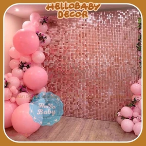 Rèm vuông kim tuyến trang trí sinh nhật, tiệc, party, decor nhà cửa