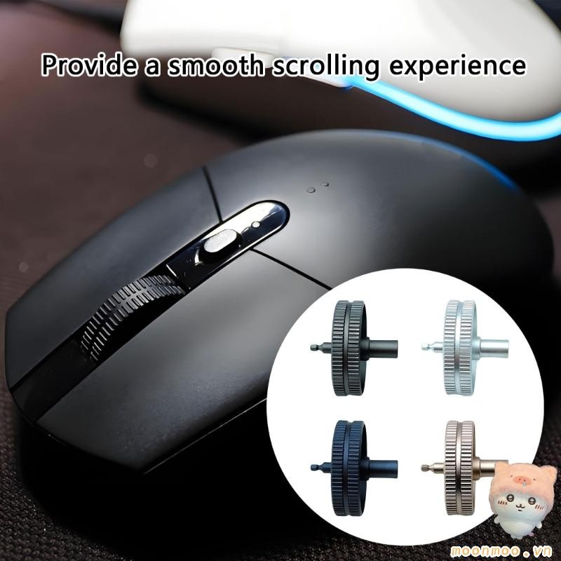 Bánh xe kim loại lăn mịn mặt trăng cho G102 G304 G305 Sử dụng và thiết kế chuột hiệu quả