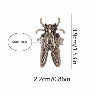 KRA Thời Trang Cicada Nhẫn Thoải Mái Mặc Hợp Kim Trang Sức Thời Trang Quà Tặng Ý Tưởng