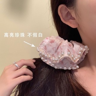Xianmei Gạc Ngọt Trai Scrunchy Dây Cao Su Phong Cách Mori - Tạo Kiểu Tóc Girly