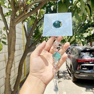 Giấc Mơ Trở Lại Cùng Phong Cách Mandala Chuông Gió 3d Gió Rẽ Mandala Có Thể Gập Lại Xoay Bắc Âu Sân Vườn Mặt Dây Chuyền Đa Dạng