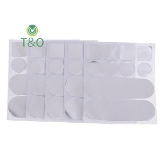 [T & O-t] 5 Miếng Dán Nồi Inox Tự Dính Sửa Chữa Băng Miếng Dán Nồi Chống Thấm Nước Chịu Nhiệt Độ Cao Băng Lá Nhôm [Mới]