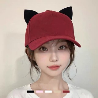 Sinh Viên Tai Mèo Quỷ Tùy Chỉnh Nam Nữ Thể Thao Ngoài Trời Mũ Thêu Mũ Bóng Chày Vành Mũ Chống Nắng