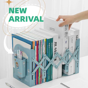Giá đỡ sách để bàn có thể gập lại và mở rộng có kệ kẹp sách cho học sinh - Sắp xếp lưu trữ dễ dàng