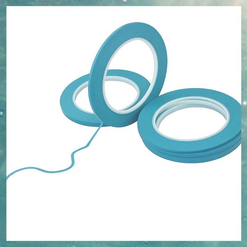 [uhktyltui.vn] Băng keo 6 cuộn Fine Line cao cấp Viny Fineline Masking Tape Painters Tape Blue (1 / 8 Inch 6 cái)