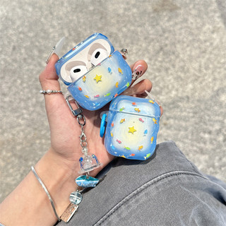 Vortex Star Colored Fish cho AirPods 1 / 2 3 Pro Pro2 pro3 Airpod4 Bộ tai nghe Vỏ bảo vệ Bluetooth không dây AirPods Pro i3 i4 pro3 Vỏ bảo vệ tai nghe